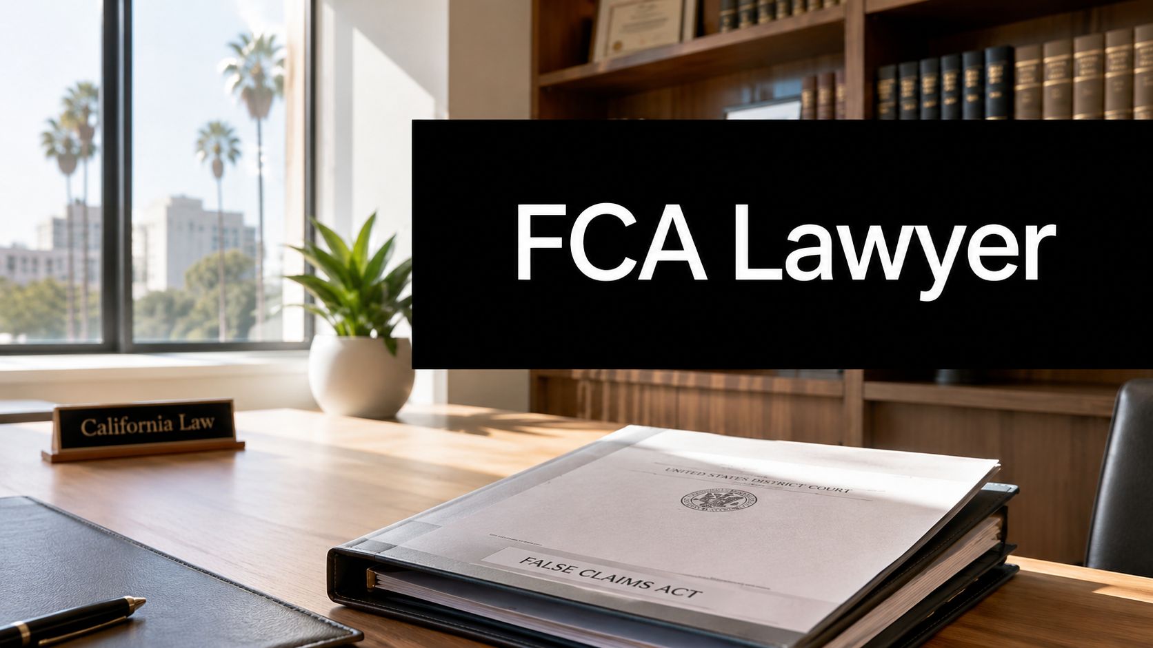 False Claim Act Lawyer: A California Whistleblower's Guide