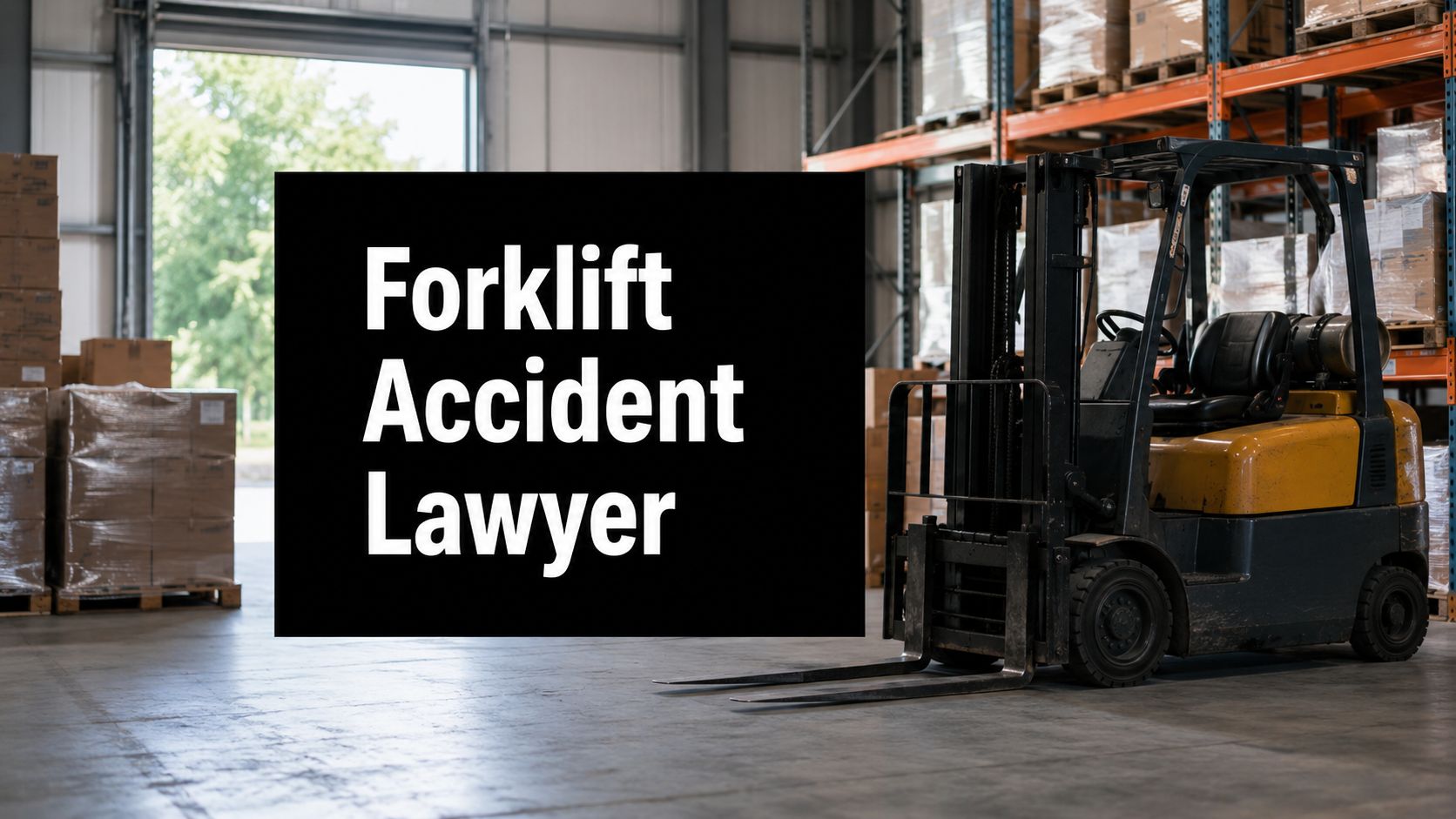 Forklift Accident Lawyer: A California Injury Guide