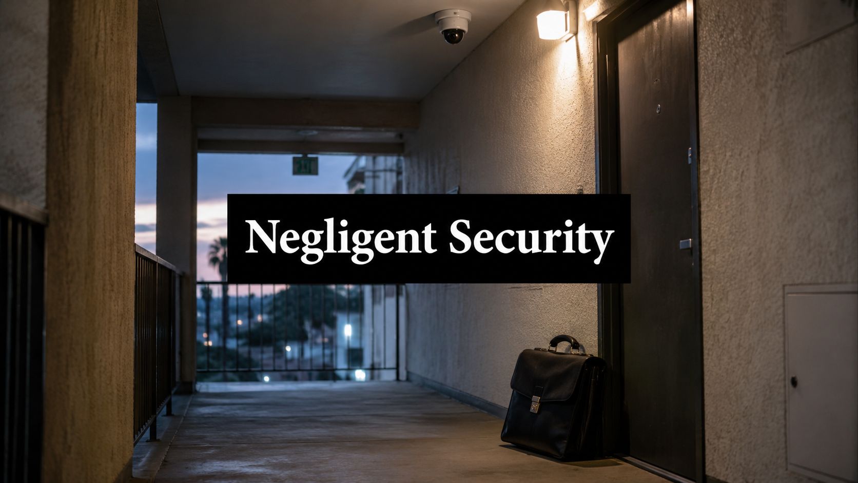 Negligent Security Attorney: California Justice Guide