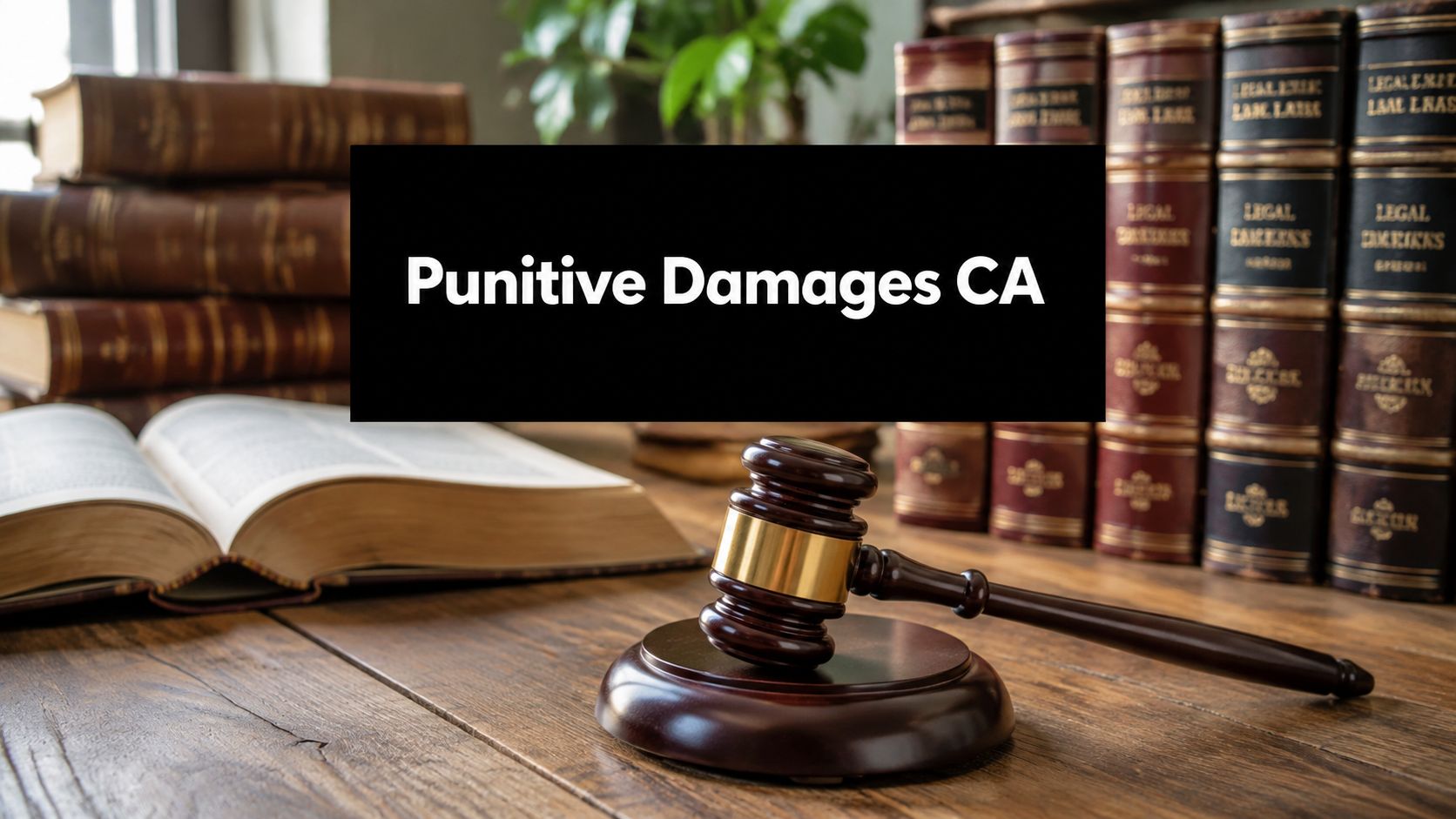 Punitive Damages California: A Guide for 2026