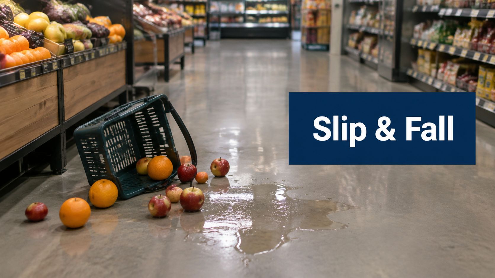 Slip and Fall in a Grocery Store: What to Do Next