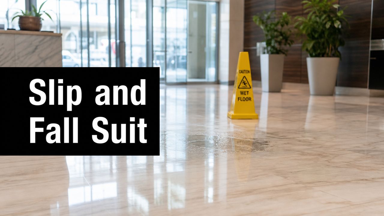 Your Guide to a California Slip and Fall Suit